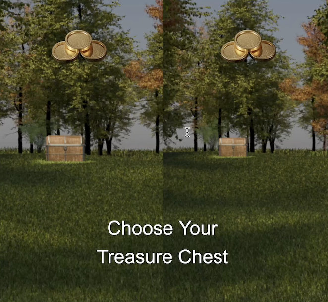 Choose chest screen